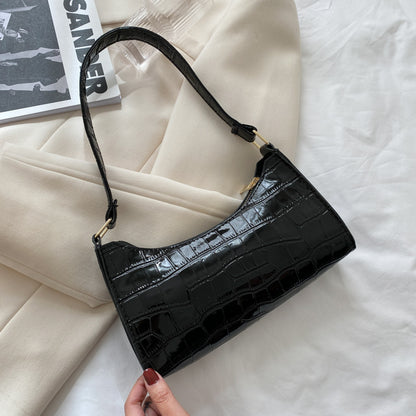 Sac à Bandoulière en Cuir Style Rétro | Ambre