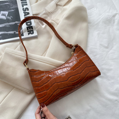 Sac à Bandoulière en Cuir Style Rétro | Ambre