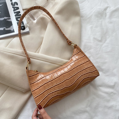 Sac à Bandoulière en Cuir Style Rétro | Ambre