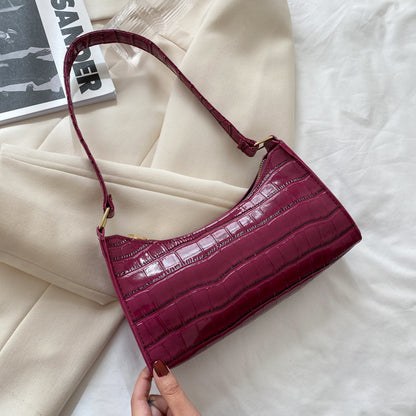 Sac à Bandoulière en Cuir Style Rétro | Ambre