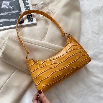 Sac à Bandoulière en Cuir Style Rétro | Ambre