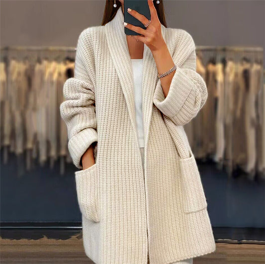 Cardigan Tricoté avec Poches | Noa