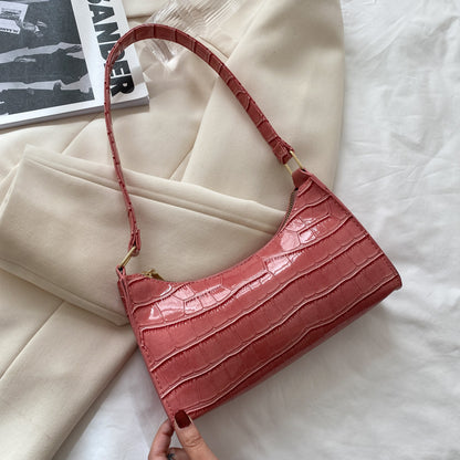 Sac à Bandoulière en Cuir Style Rétro | Ambre